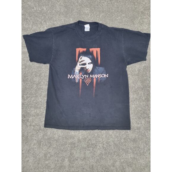 Vintage Tennessee River Marilyn Manson Eat Me Drink Me Rare Band Tee Size Large - Picture 1 of 6